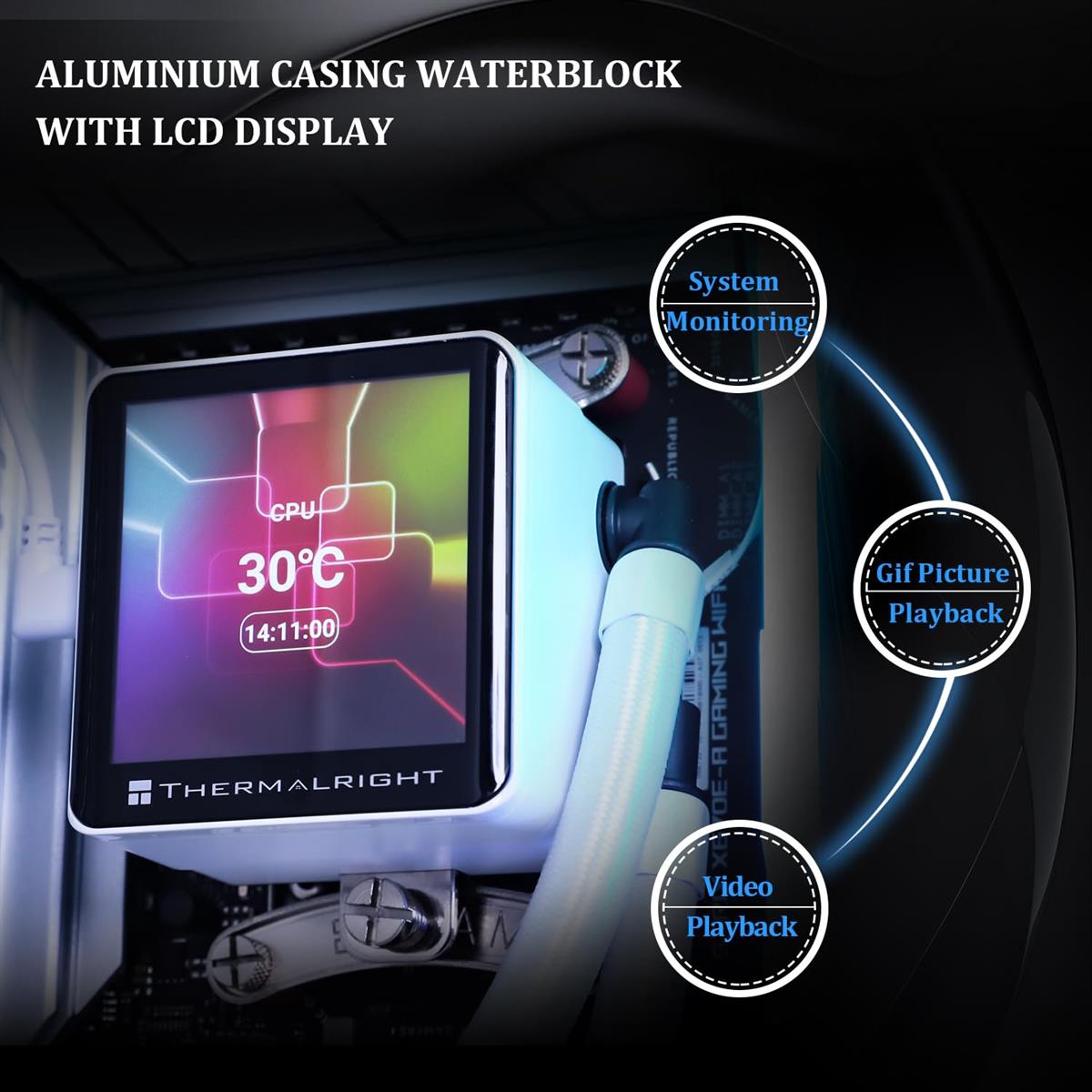 Thermalright Liquid Cooler Frozen Vision 360 ARGB White Thermalright Liquid Cooler Frozen Vision 360 ARGB White